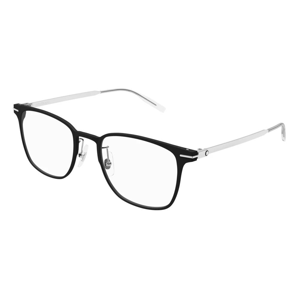 Montblanc Men's Black Glasses, 52 Mm, Stylish Eyeglasses In Color