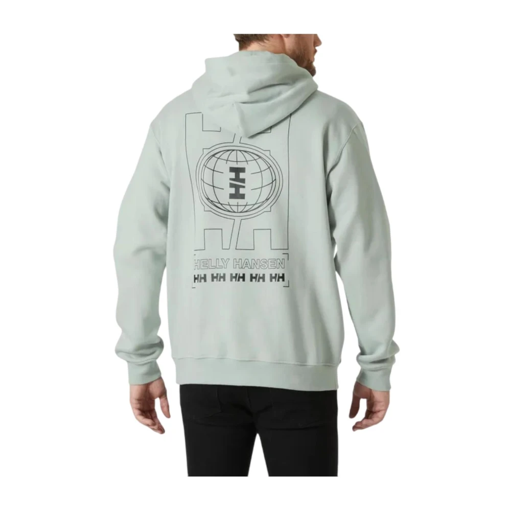 Helly Hansen Grafische Fleece Trui Green Heren