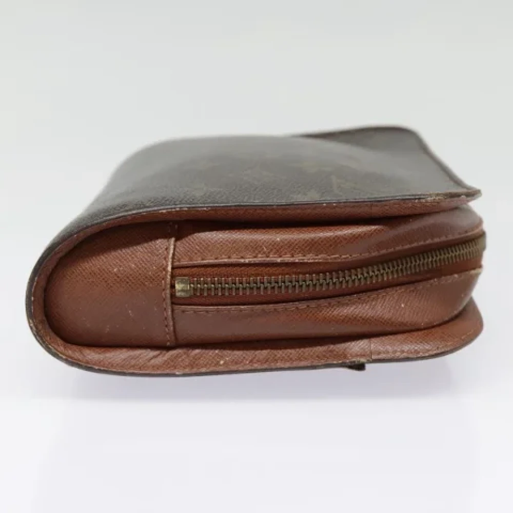 Louis Vuitton Vintage Pre-owned Canvas clutches Brown Dames