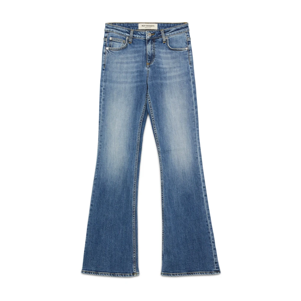 Roy Roger's Women's Blue Flared Leg Jeans Aw25