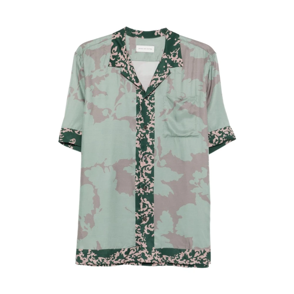 Dries Van Noten Uomo Multicolor - Camicie Azzurro Chiaro - Blouses & Shirts - E - L - Immagine 5