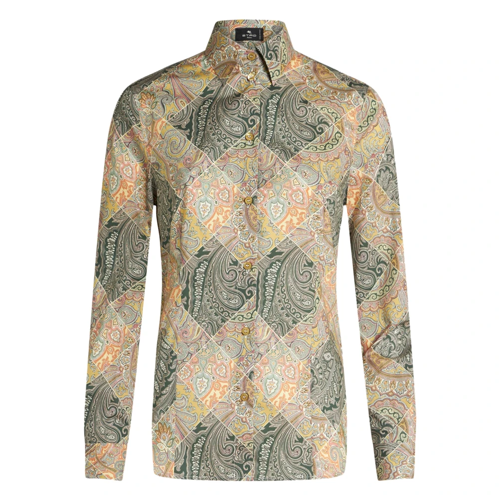 Etro Women's Multicolor Shirts, M, Camicia Shirt