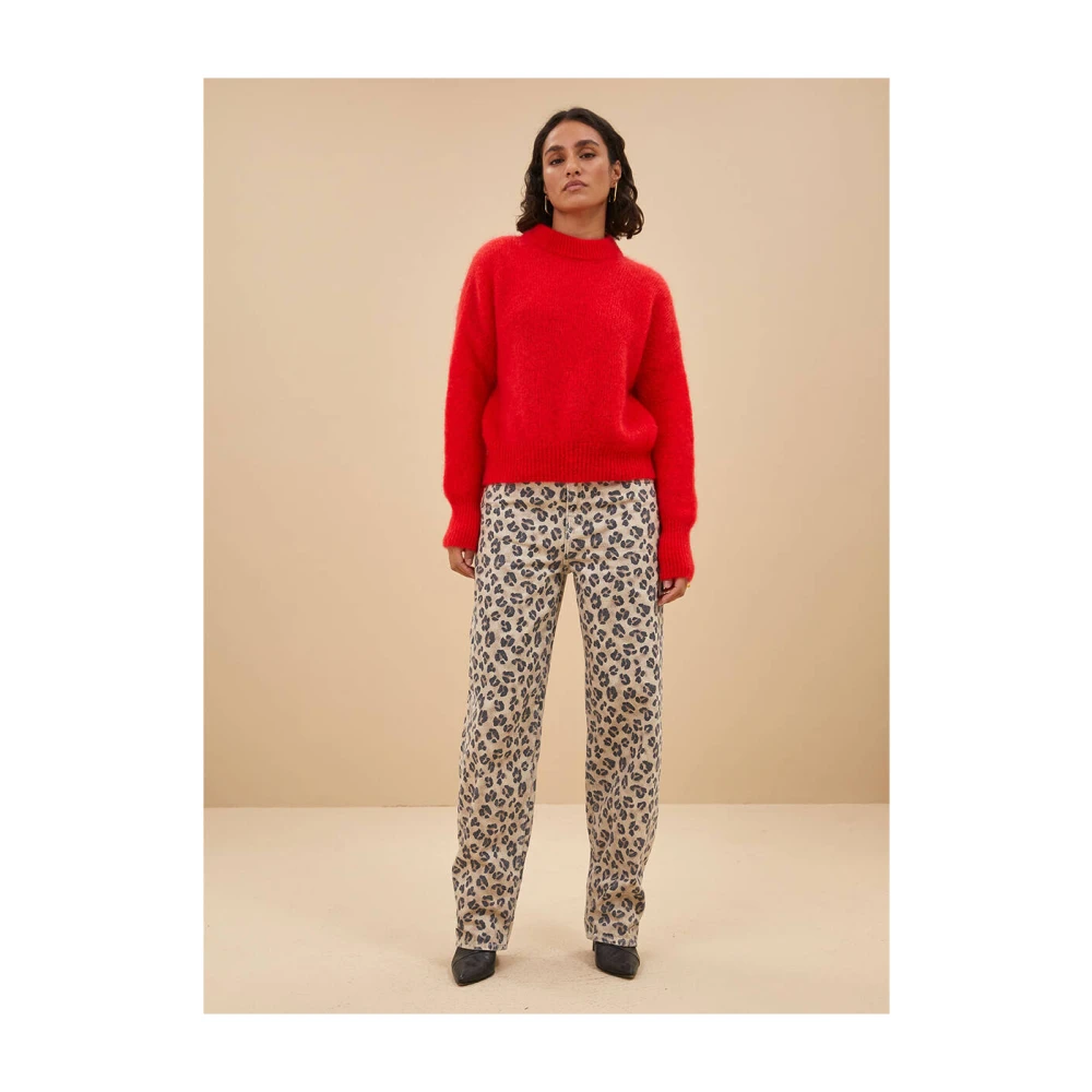By-Bar Sonny Pullover Red Dames