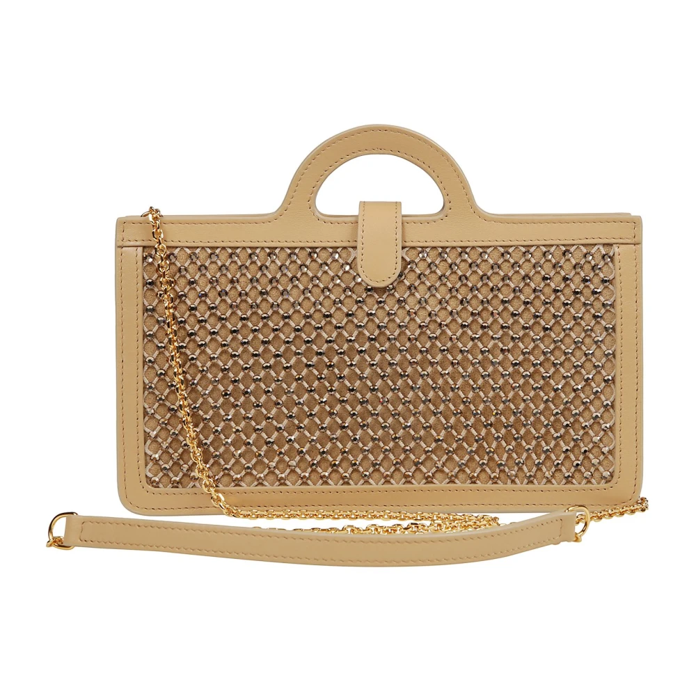Marni Tropicalia Schoudertas Beige Dames