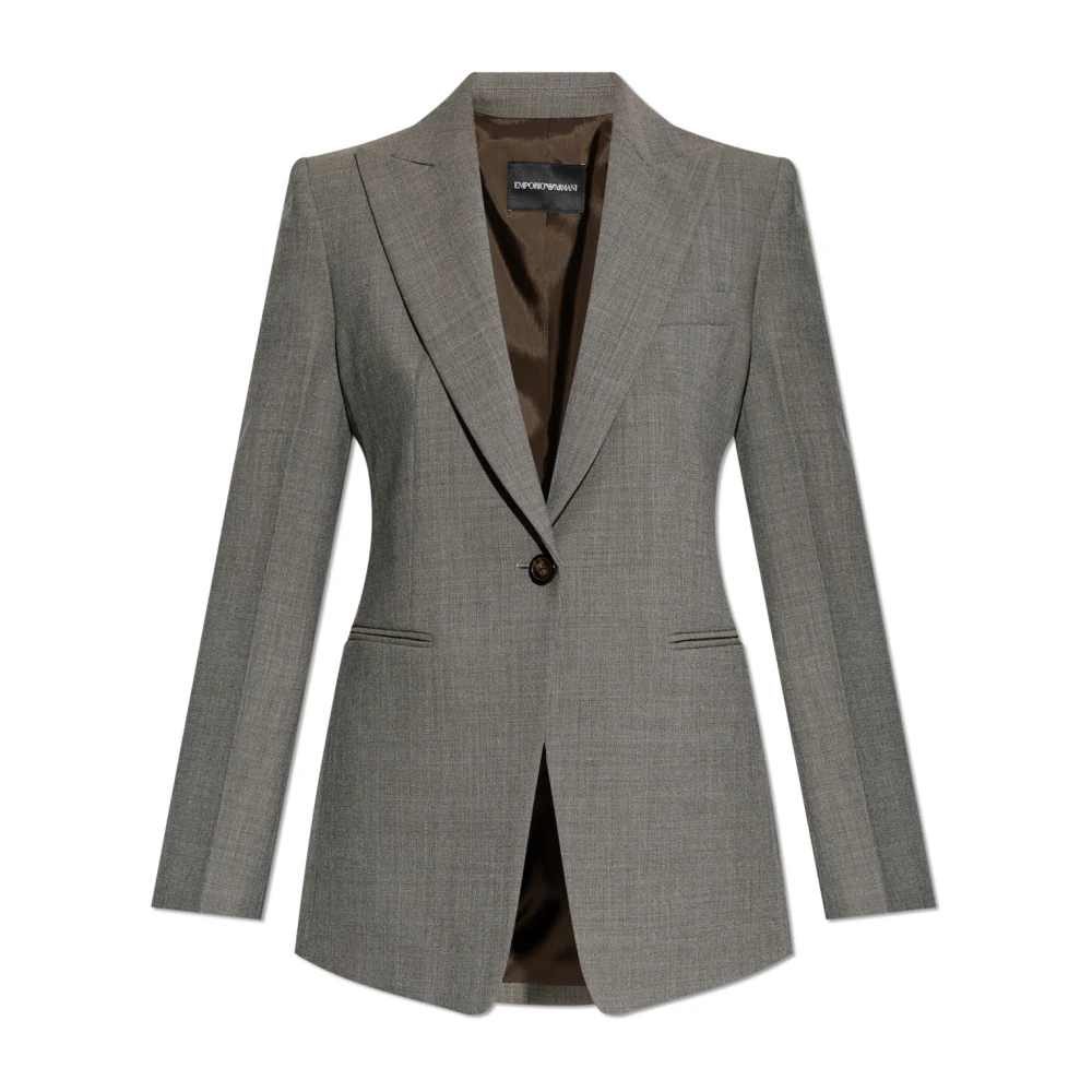 Emporio Armani Femme Gris - Jackets > Blazers