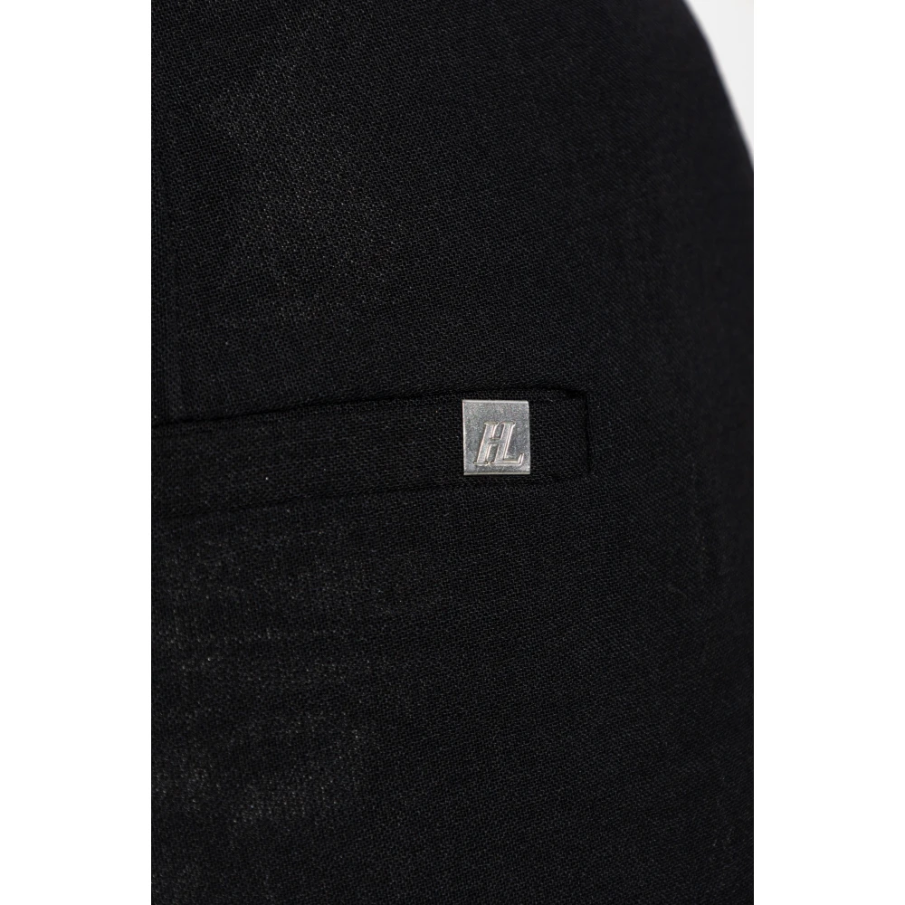 Helmut Lang Transparante broek Black Dames