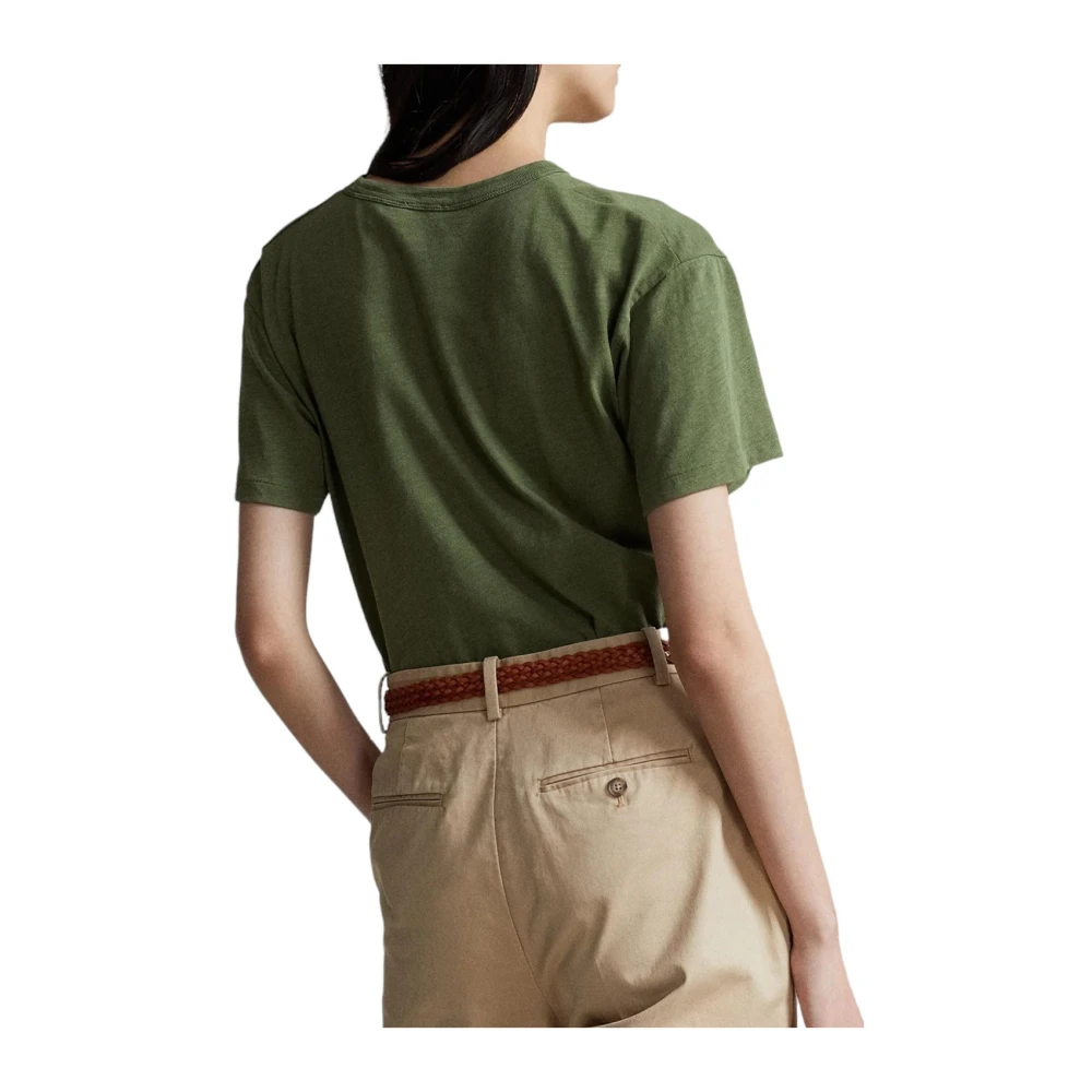 Polo Ralph Lauren Tuinpad Beer T-Shirt Green Dames