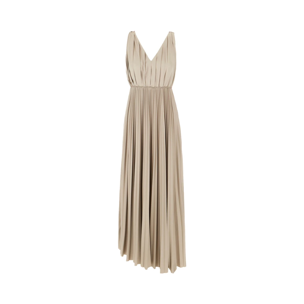 Fabiana Filippi Elegante Jurken Collectie Beige Dames