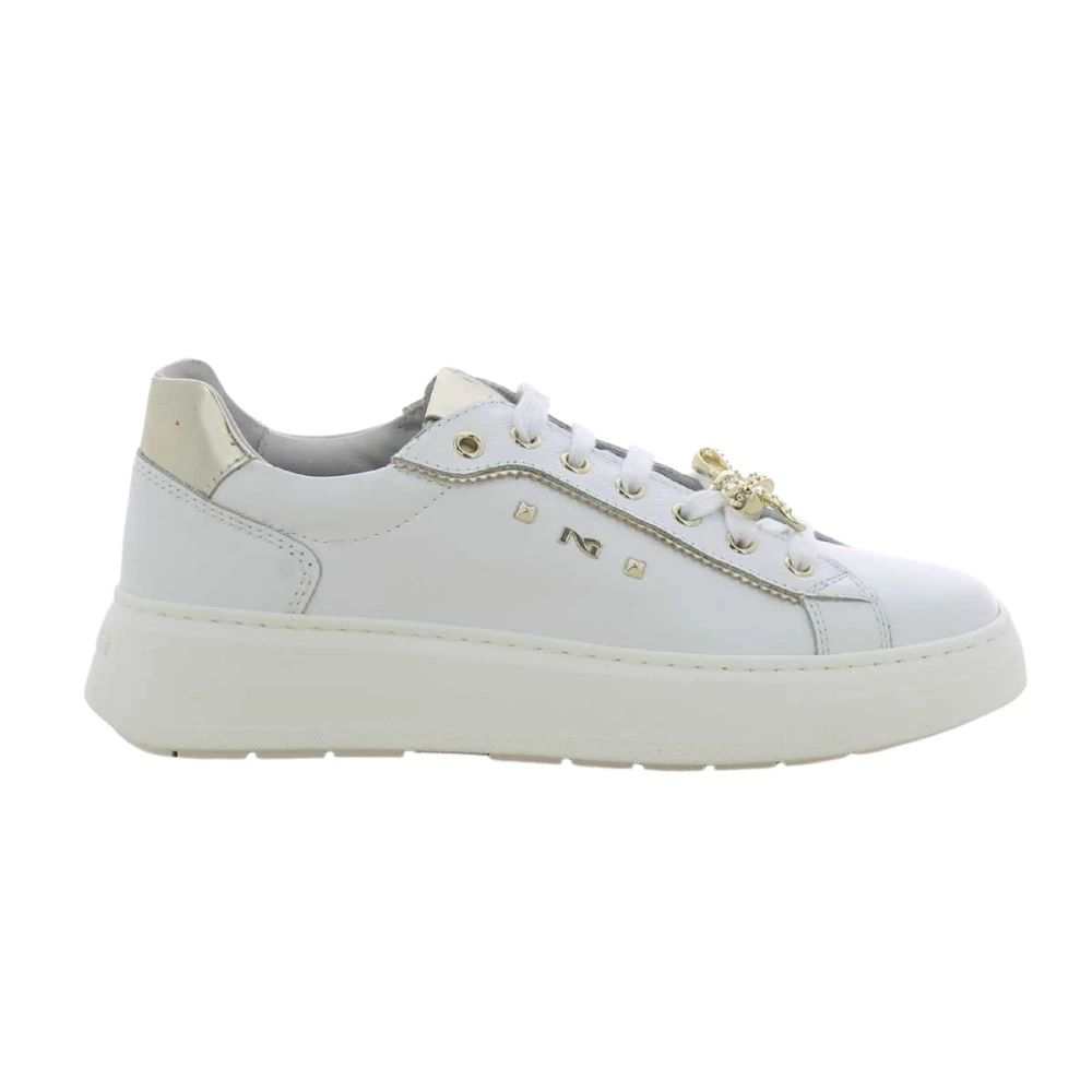 Nerogiardini Ecru Damesschoenen Elegant Stijl Dames Schoenen Beige