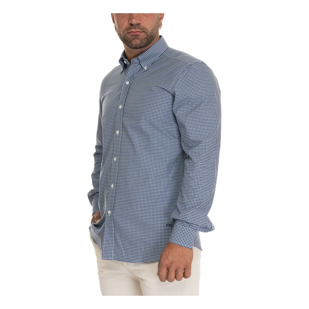 Fay Stijlvol Klassiek Shirt voor Mannen Blue Heren