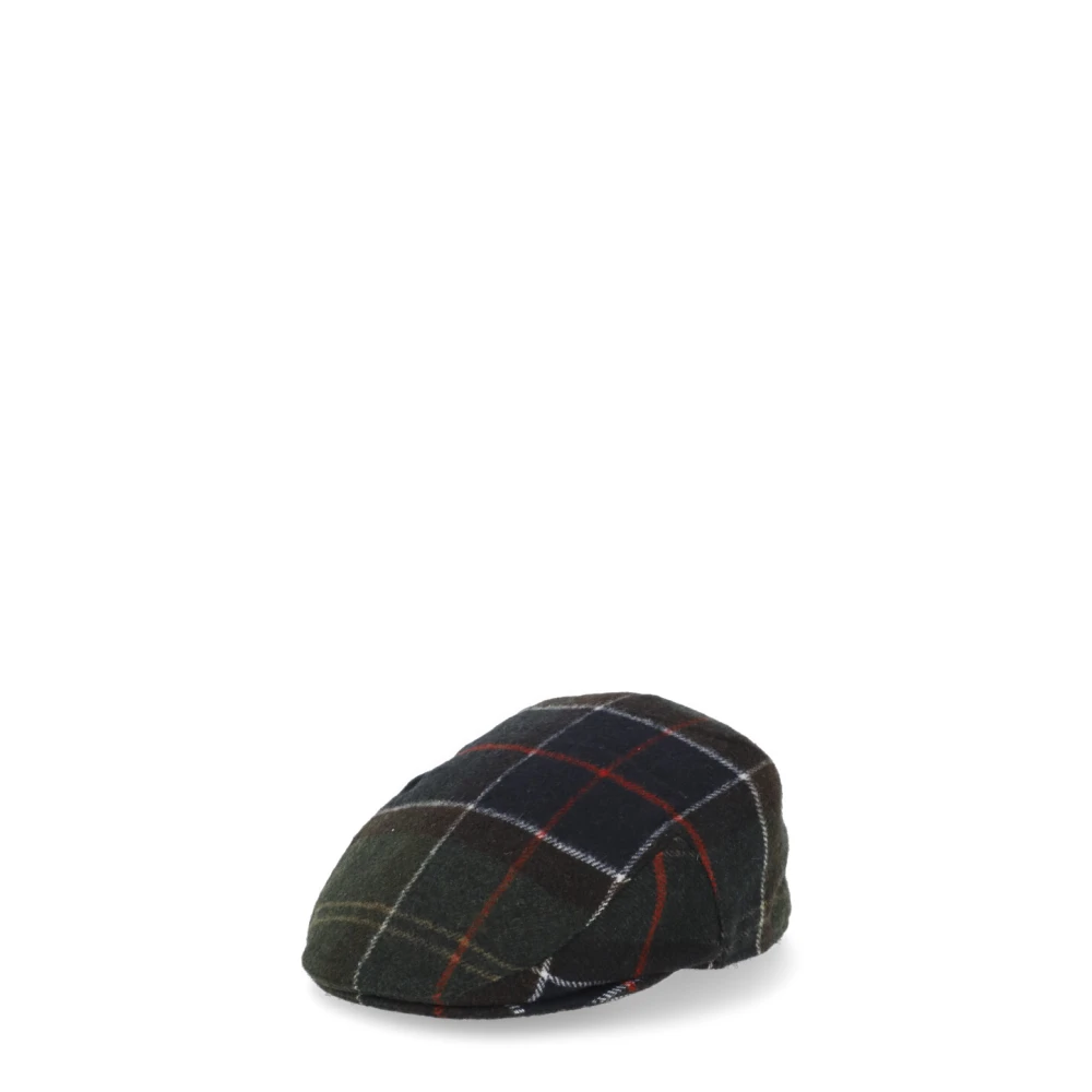 Barbour Grön Tartan Ullkeps Green, Herr