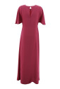 robe-fuchsia-en-cady-avec-fente