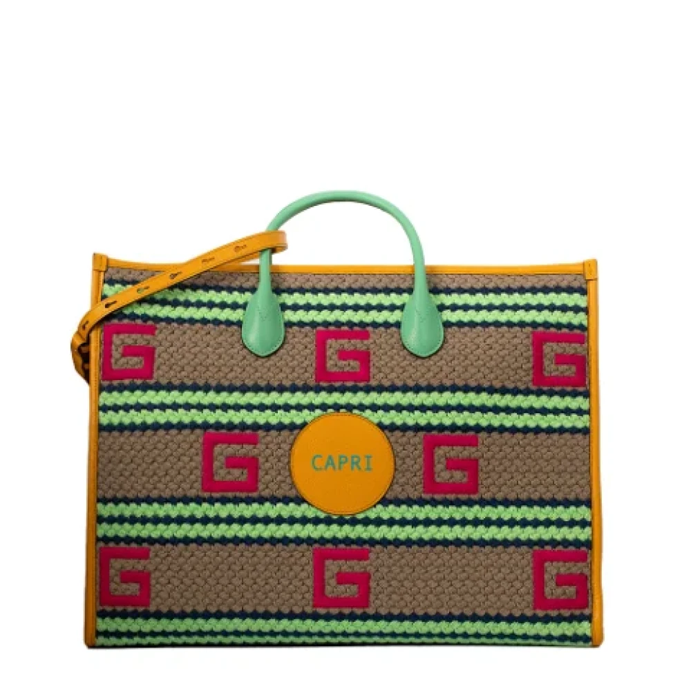 Gucci Vintage Pre-owned Fabric gucci-bags Multicolor Dames