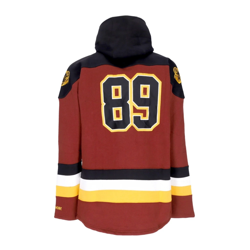 Dolly Noire Klassieke Hockey Hoodie Bordeaux Multicolor Heren