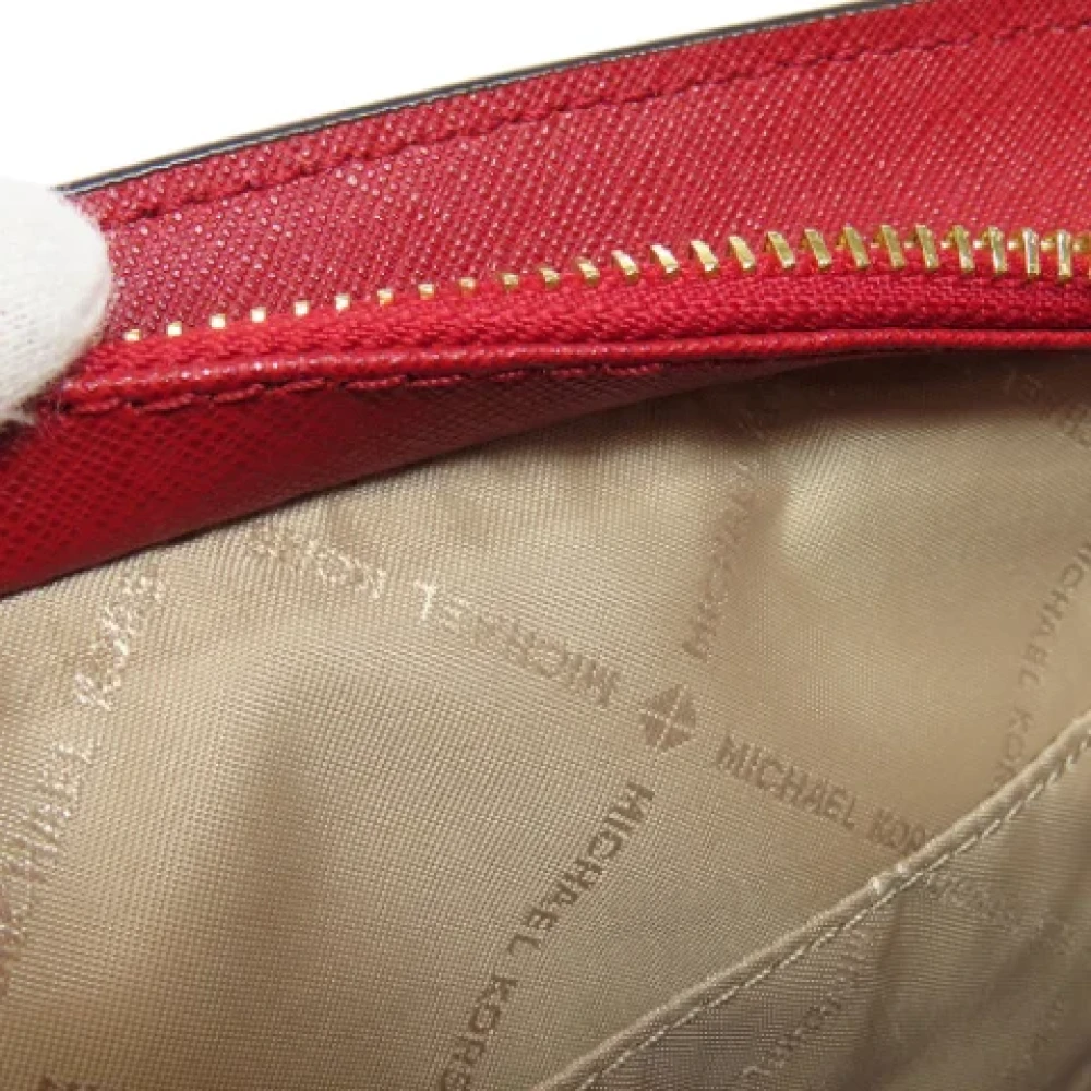 Michael Kors Pre-owned Leather shoulder-bags Red Dames