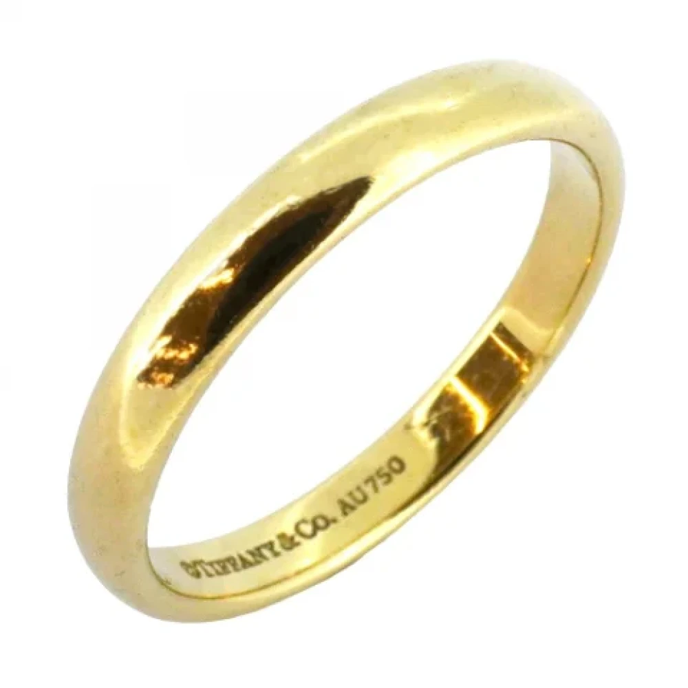 Tiffany & Co. Pre-owned Pre-owned Guld ringar Yellow, Herr