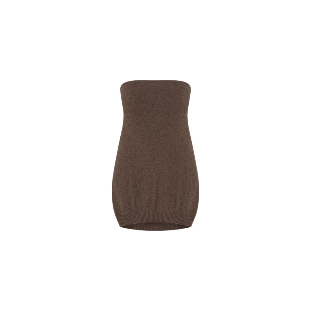 Moschino Women's Brown Wool And Cashmere Blend Top
