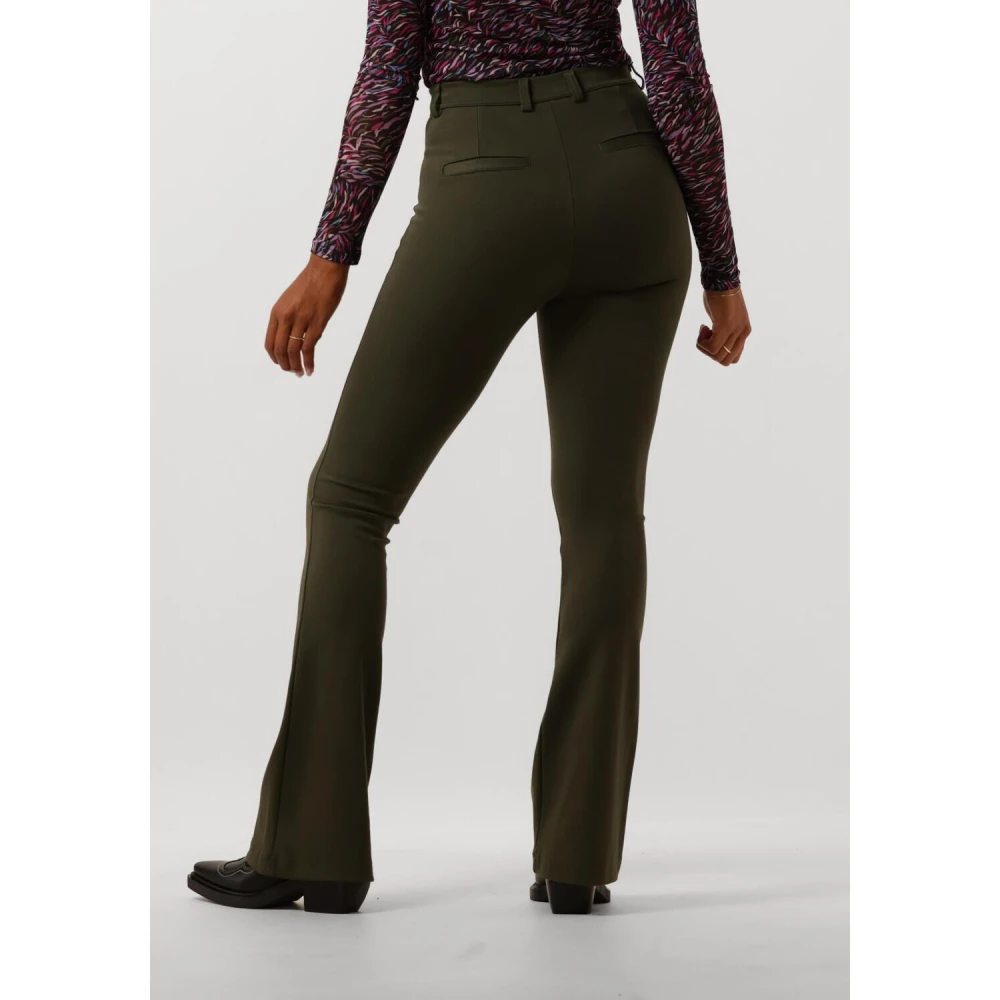 Freebird Groene Flared Broek Green Dames