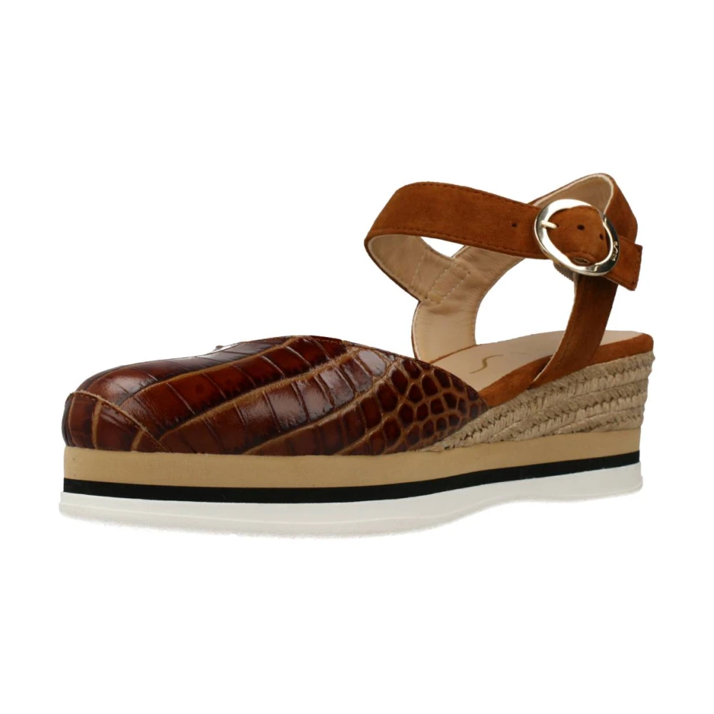 Unisa Wedges Brown Dames