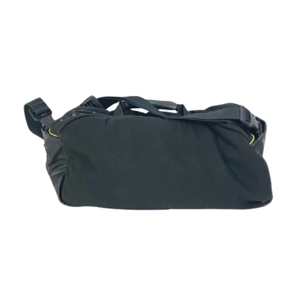 Chanel Vintage Pre-owned Canvas chanel-bags Black Dames