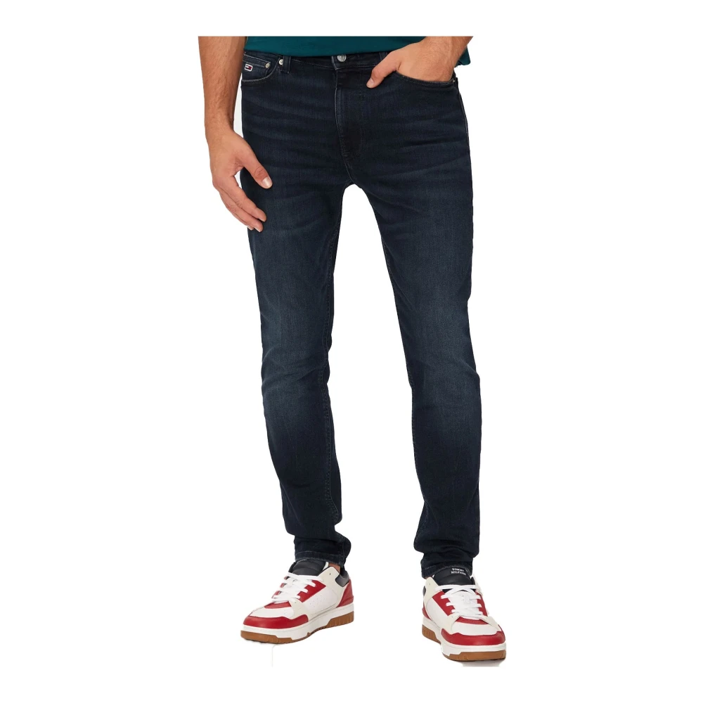 Tommy Jeans Skinny Stretch Jeans Blauw Blue Heren