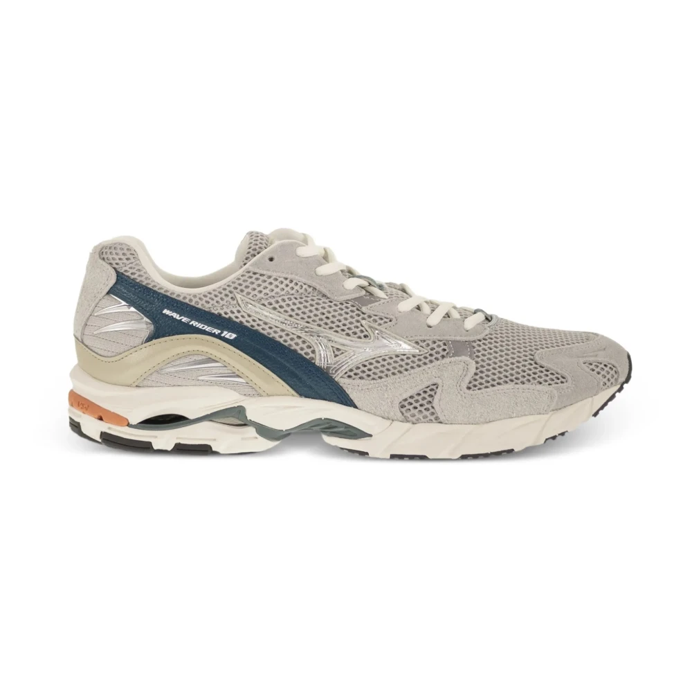 Mizuno Men's Gray Trainers, 9 Uk, Wave Rider 10 Premium
