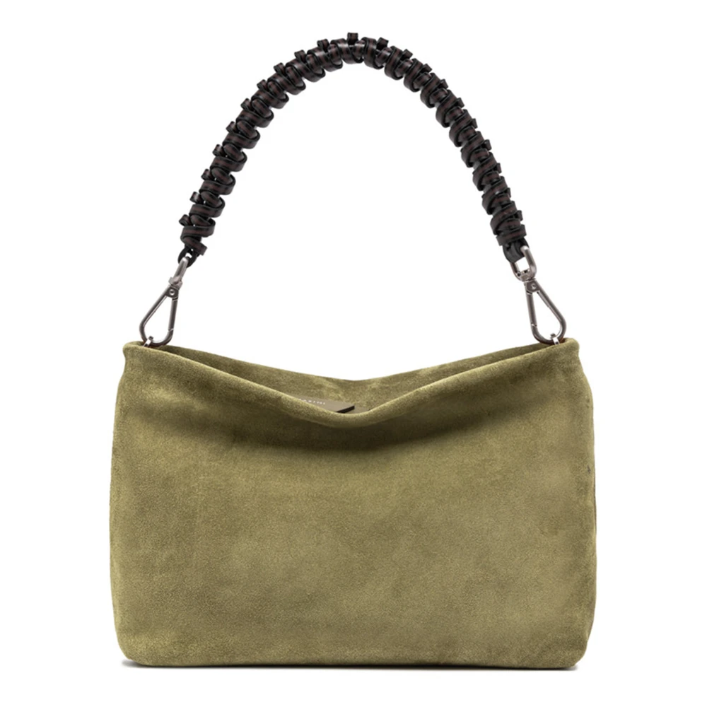 Gianni Chiarini Moss Brenda Leren Crossbody Tas Green Dames