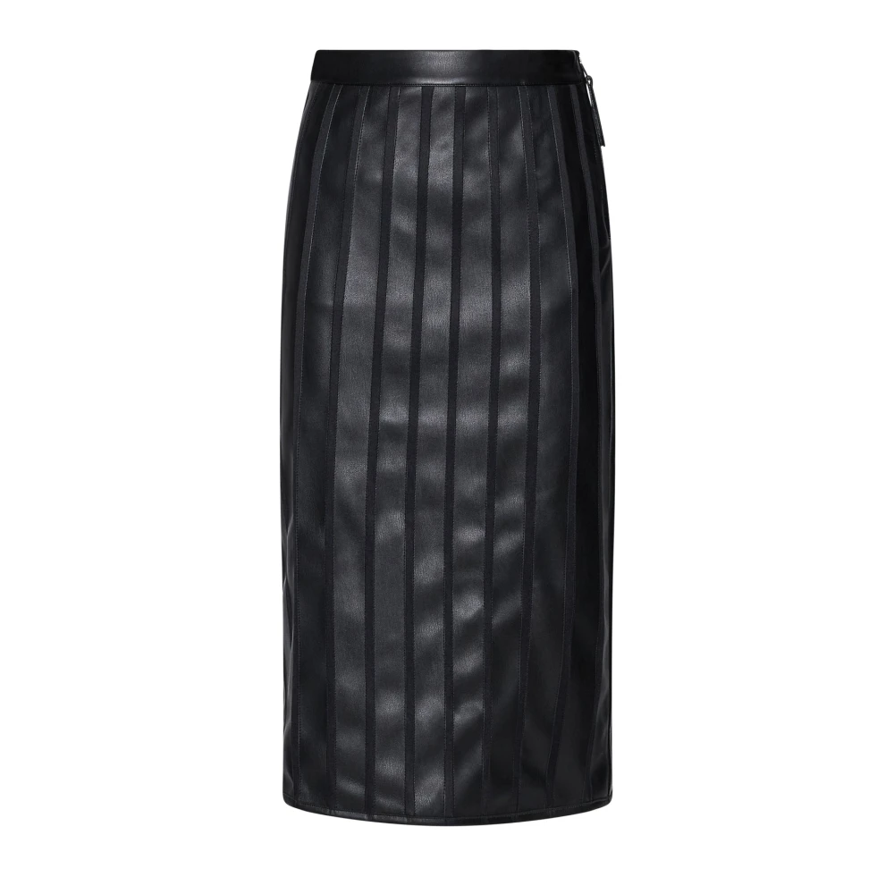 Silvian Heach Vrouw Zwart Rokken Dames, L, Polyester, Smosi Midi Rok