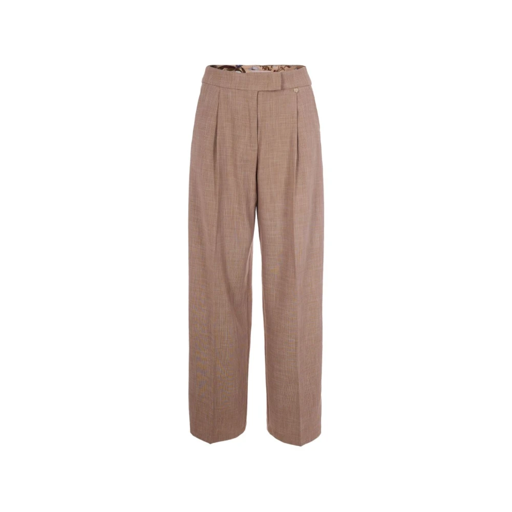 Liu Jo Beige Wide Trousers