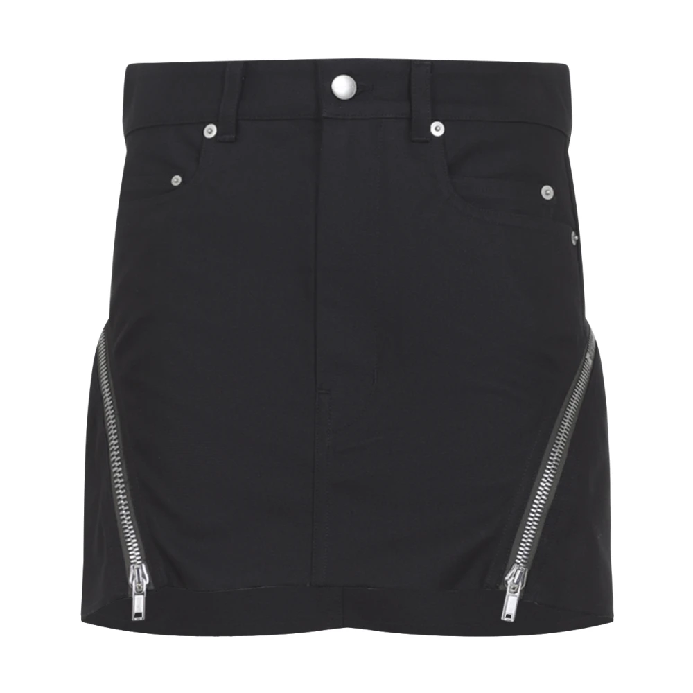 Rick Owens Women's Black Short Skirts, S, Short Skirts