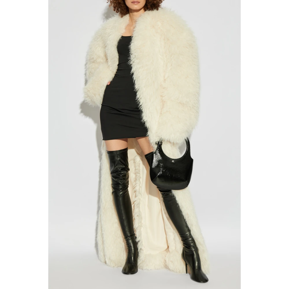Entire Studios Vierkante Mini Jurk Black Dames