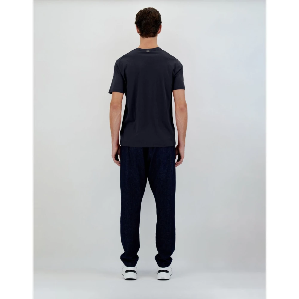 Herno T-Shirts Blue Heren