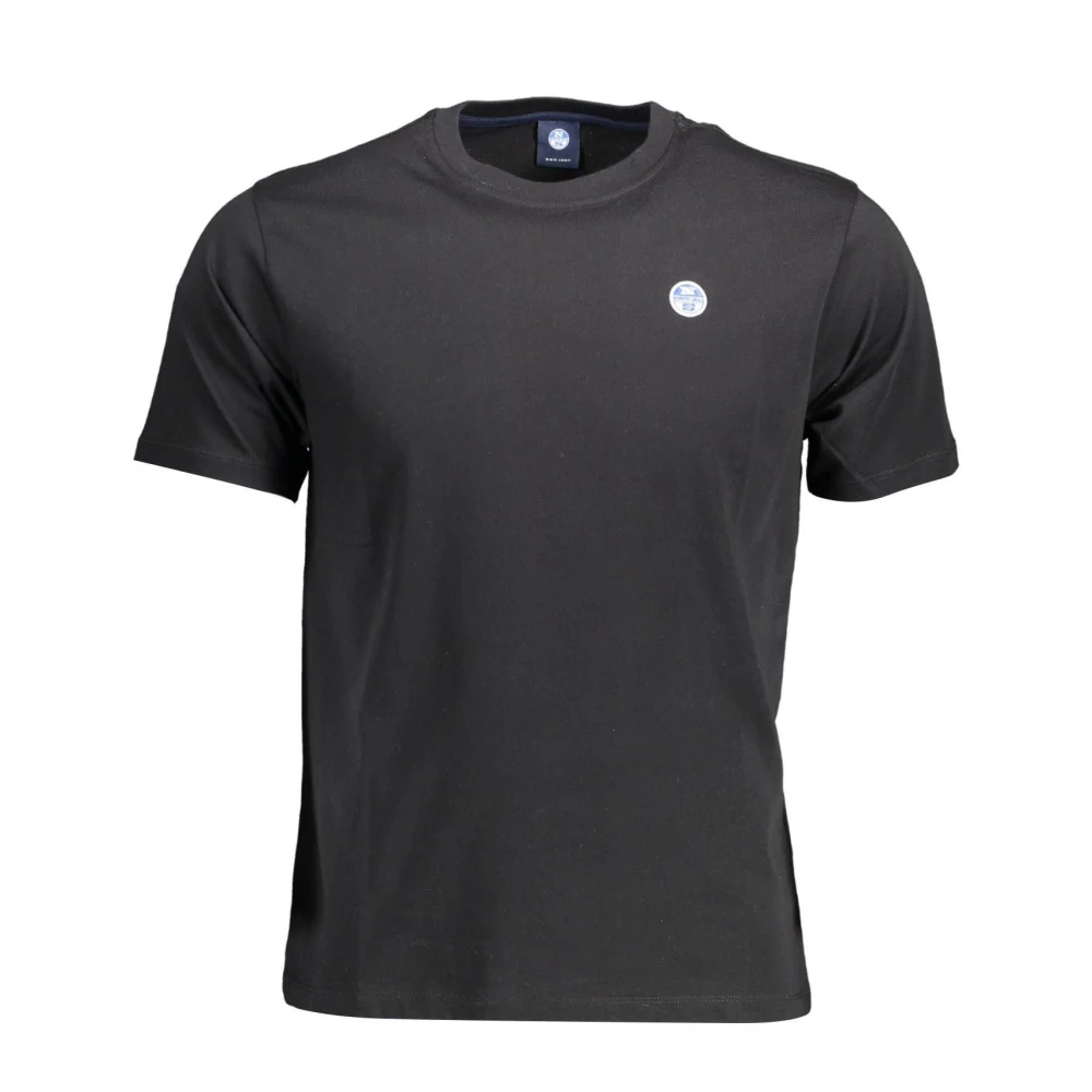 North Sails Men's Black T-Shirts, Xl, Logo Accent Tee