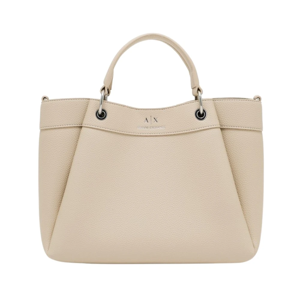 Armani Exchange Beige Shoppingväska