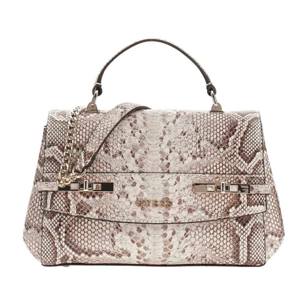 Guess Beige Melinda Triple Comp - Female - Handbags - One Size - Bags