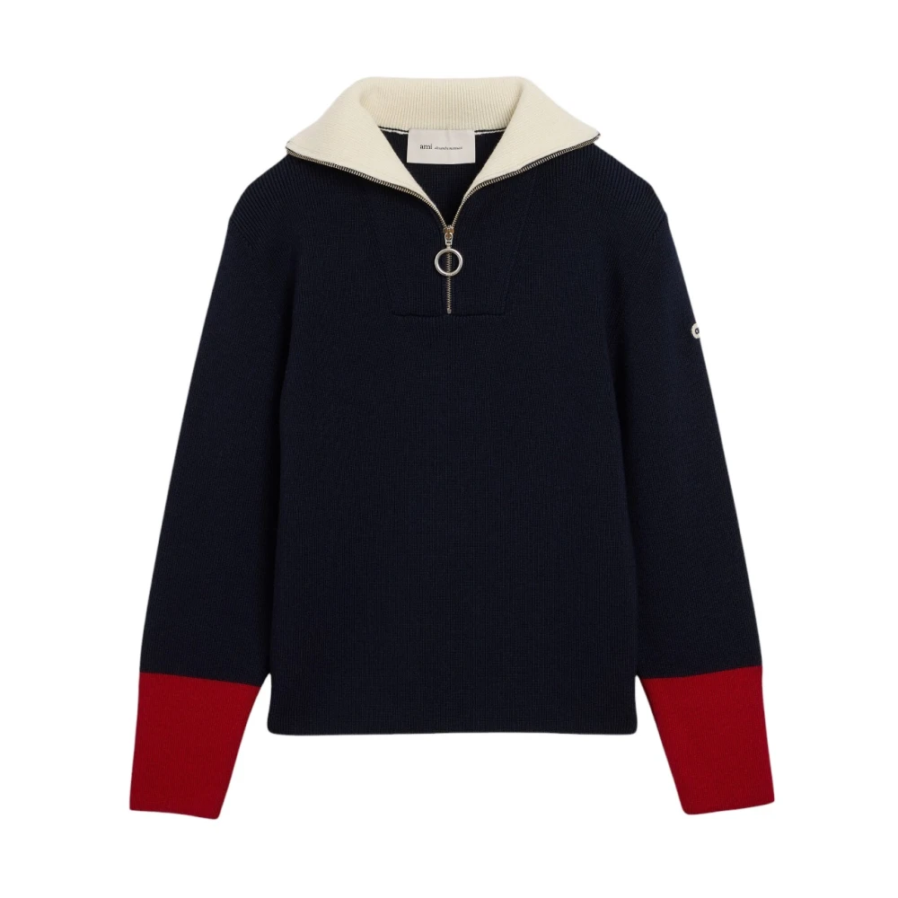 Ami Paris Uomo Blu Felpe, Xl, New,