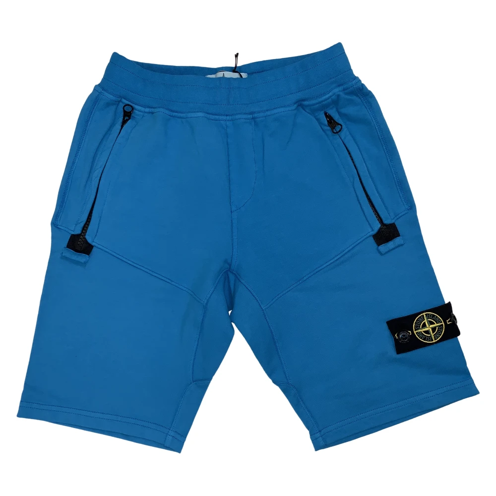 Stone Island Stretch Bermuda Shorts för Pojkar Blue, Pojke