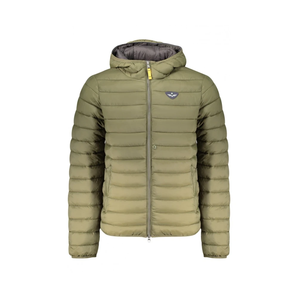 Armata Di Mare , Winter Jackets, Male, Green, Xl, Long-Sleeved Jacket With Hood - Image 3
