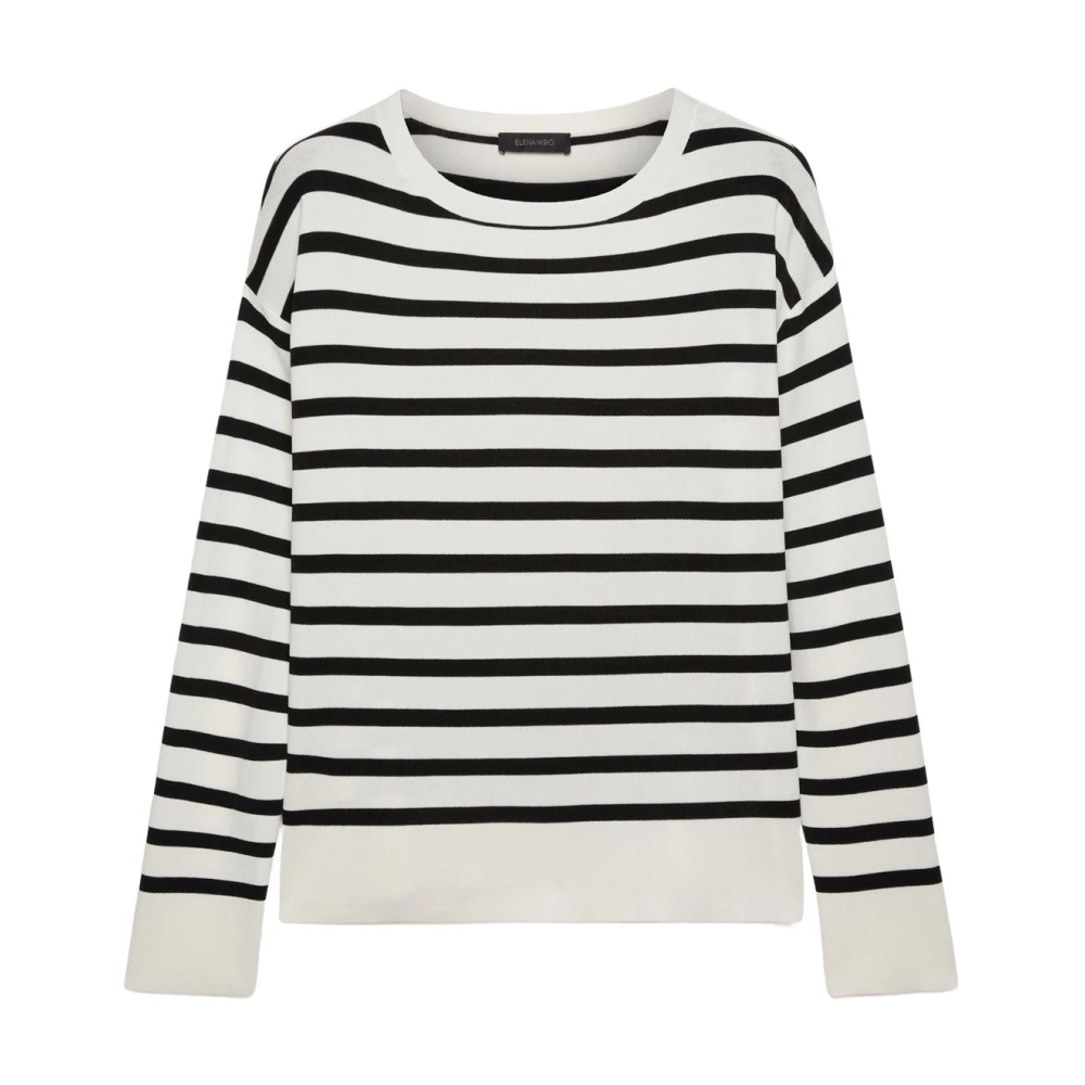 Elena Mirò Round-neck Knitwear Multicolor Dames