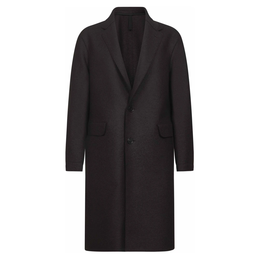 Harris Wharf London Men's Brown Single-Breasted Coats, M, Stylish Coats Collection