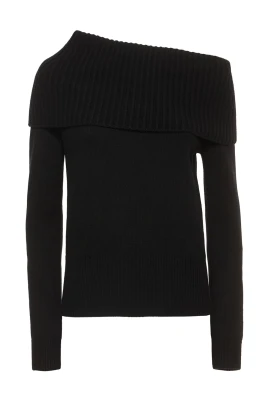Cashmere Off-The-Shoulder Sweater