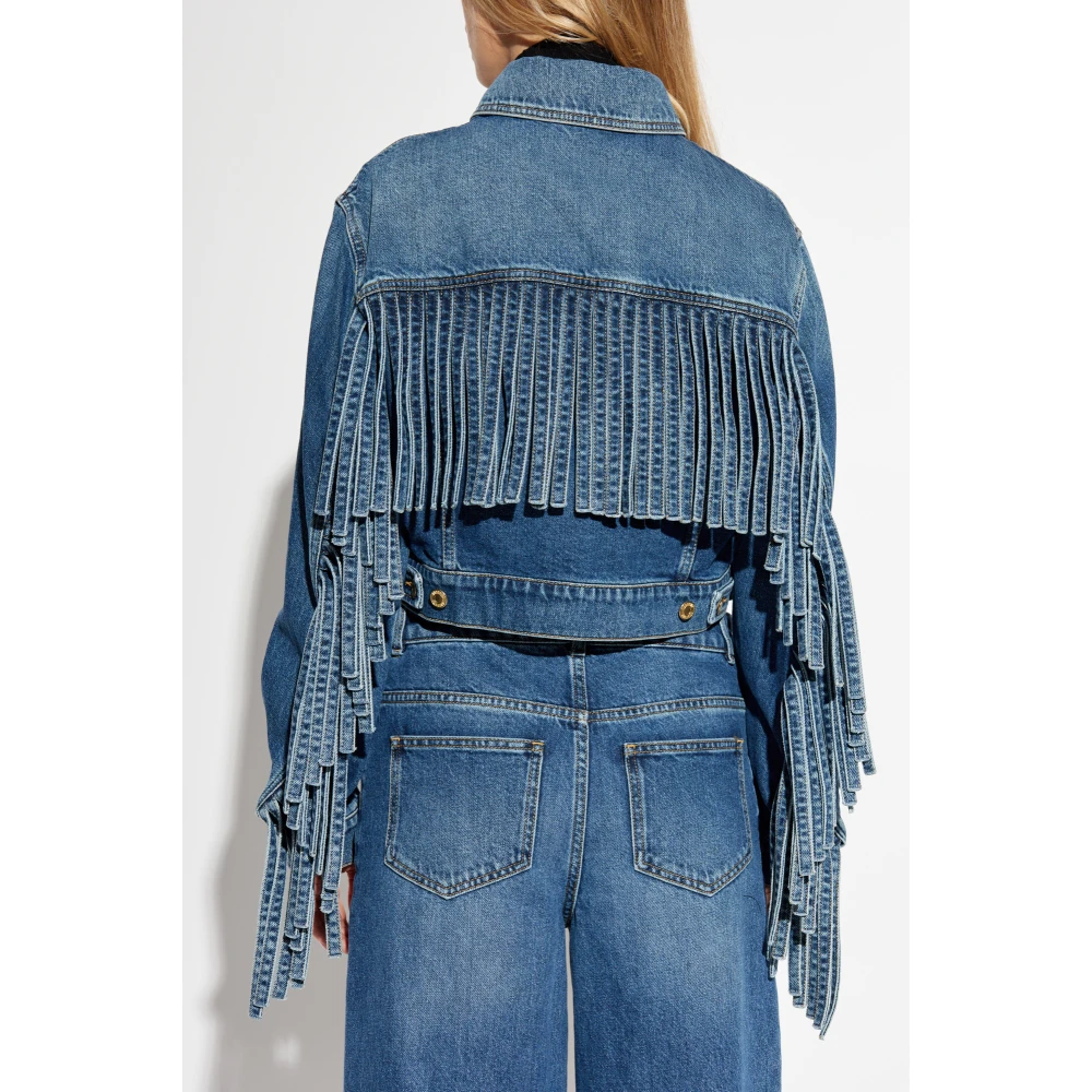 Moschino Denim jas Blue Dames