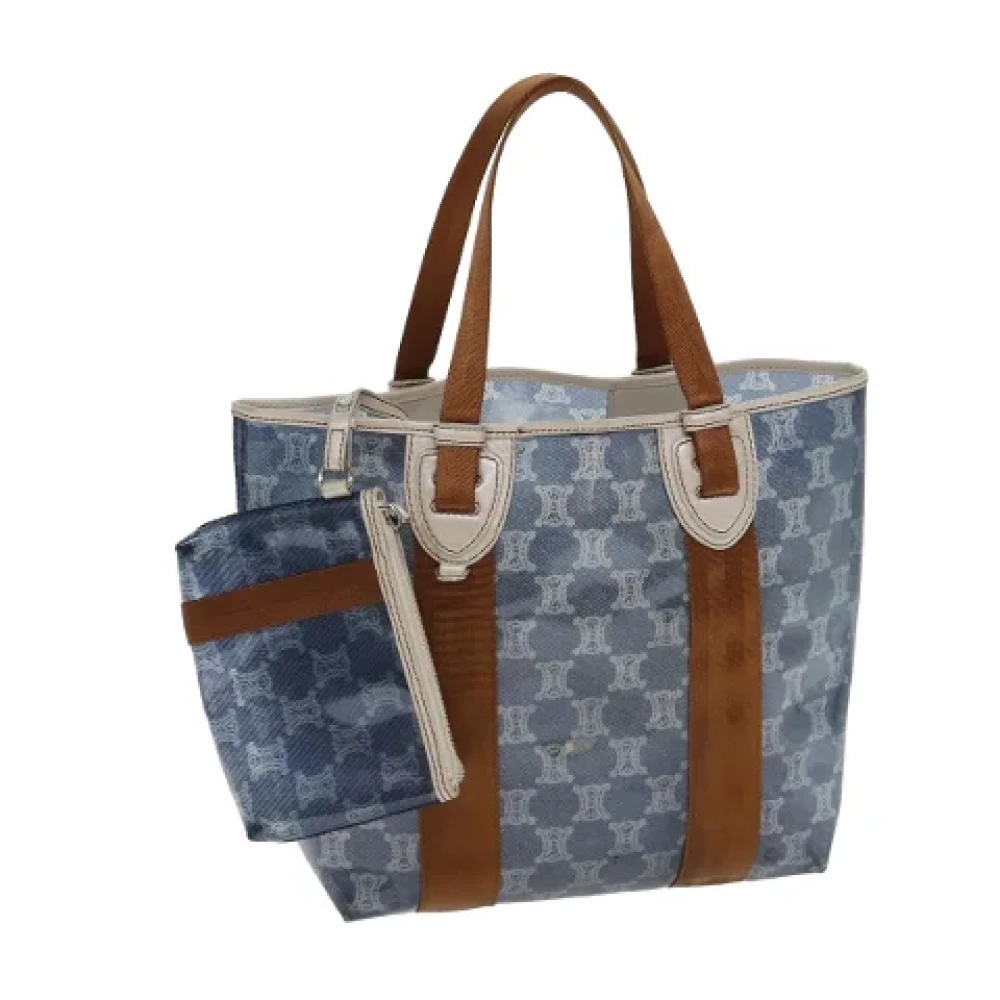 Celine Vintage Pre-owned Canvas totes Blue Dames