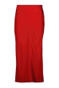 jupe-midi-droite-rouge