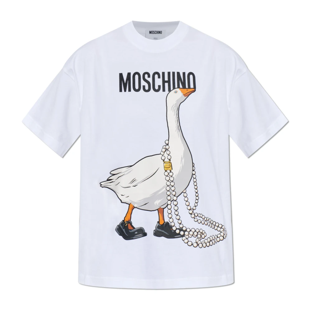 Moschino Vit Goose Jersey T-Shirt