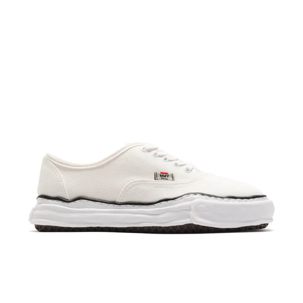 Mihara Yasuhiro Canvas Lowcut Sneaker met Originele Zool Heren Schoenen Wit