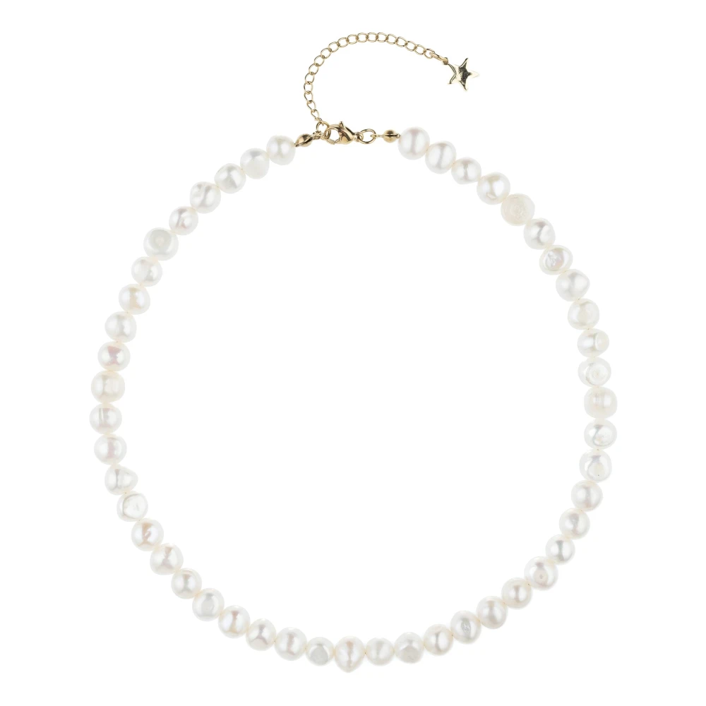 Fresh Water Pearl Necklace 8 MM 40 CM