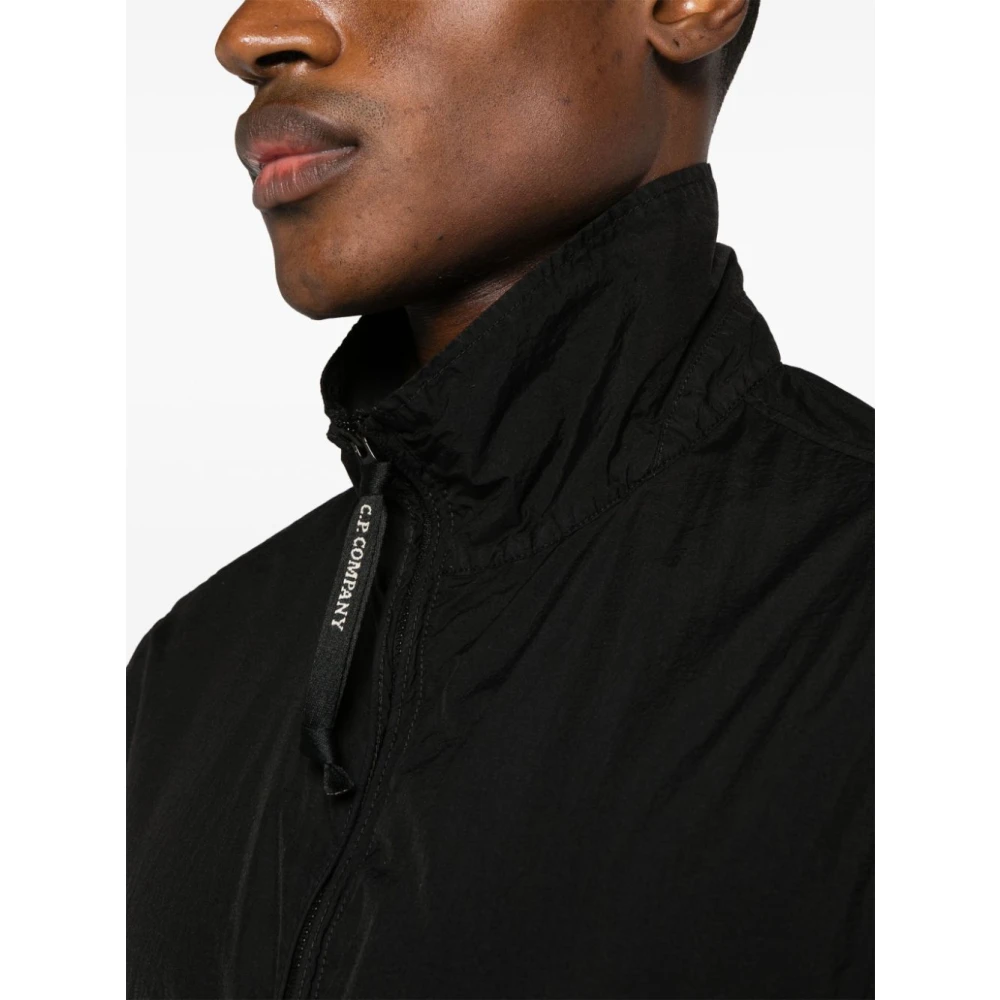 C.P. Company Zwarte Overshirt voor Stijlvolle Outfits Black Heren