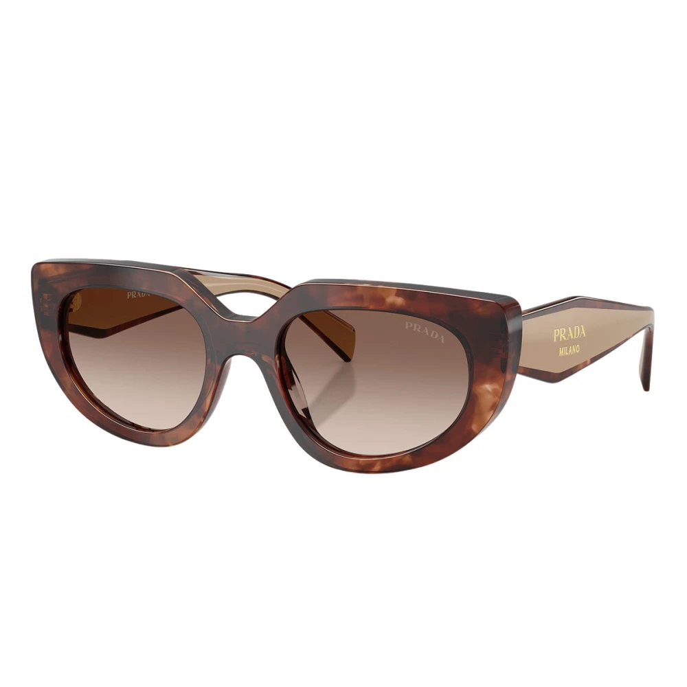 Prada Brown Sunglasses, Unisex, 53 Mm, Pr D02s Sunglasses