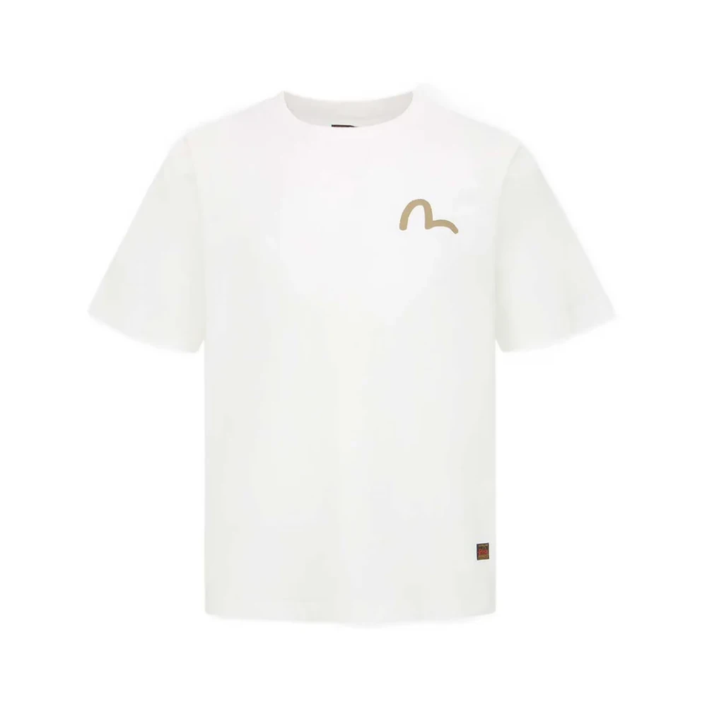 Evisu Beige T-shirt met korte mouwen Beige Heren